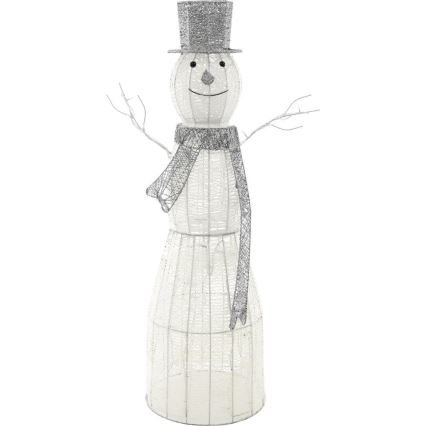 LED-ulkojoulukoriste LED/3,6W/230V/kylmänvalkoinen 124 cm IP44 lumiukko