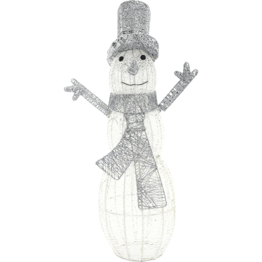 LED-ulkojoulukoriste LED/3,6W/230V/kylmänvalkoinen 75 cm IP44 lumiukko