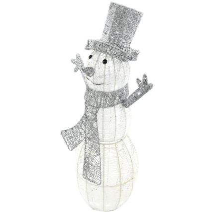 LED-ulkojoulukoriste LED/3,6W/230V/kylmänvalkoinen 75 cm IP44 lumiukko