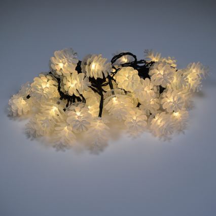 LED-valoketju ulkokäyttöön 40xLED/15m IP44 lämmin valkoinen