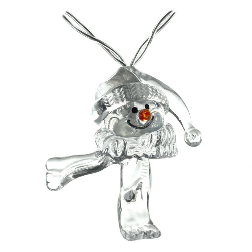 LED  valosarja 10xLED/2xAA/lämmin valkoinen 1,65m lumiukot