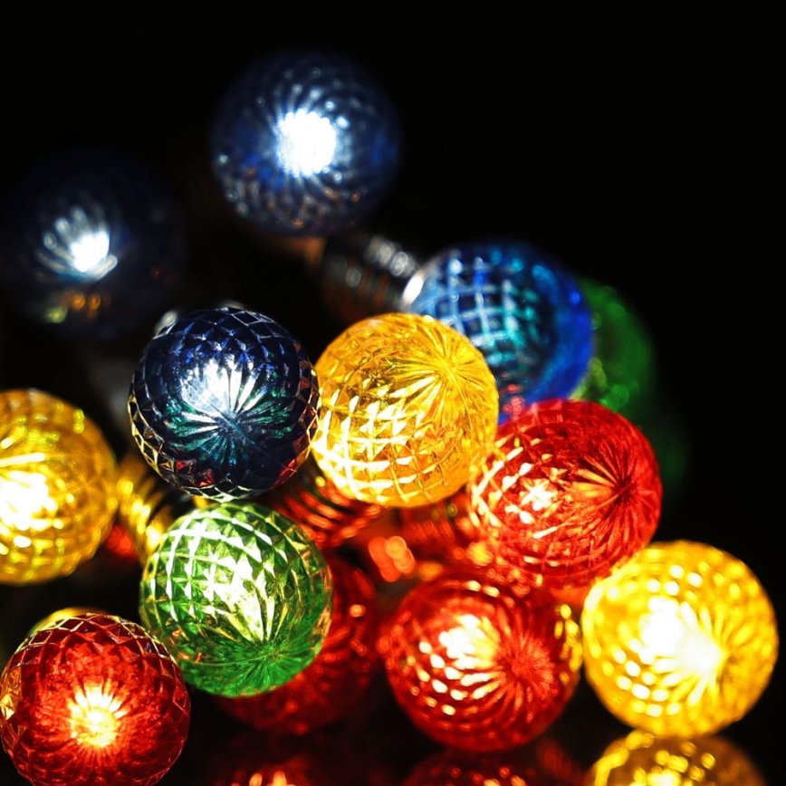 LED valoketju 20xLED/2xAA/lämmin valkoinen 1,8m lamput