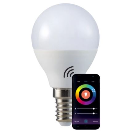 RGB Himmennettävä LED-polttimo G45 E14/5,5W/230V 3000-6500K Wi-fi Tuya