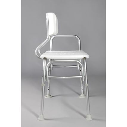 Ridder - Kahvallinen ammeistuin 70x63 cm valkoinen