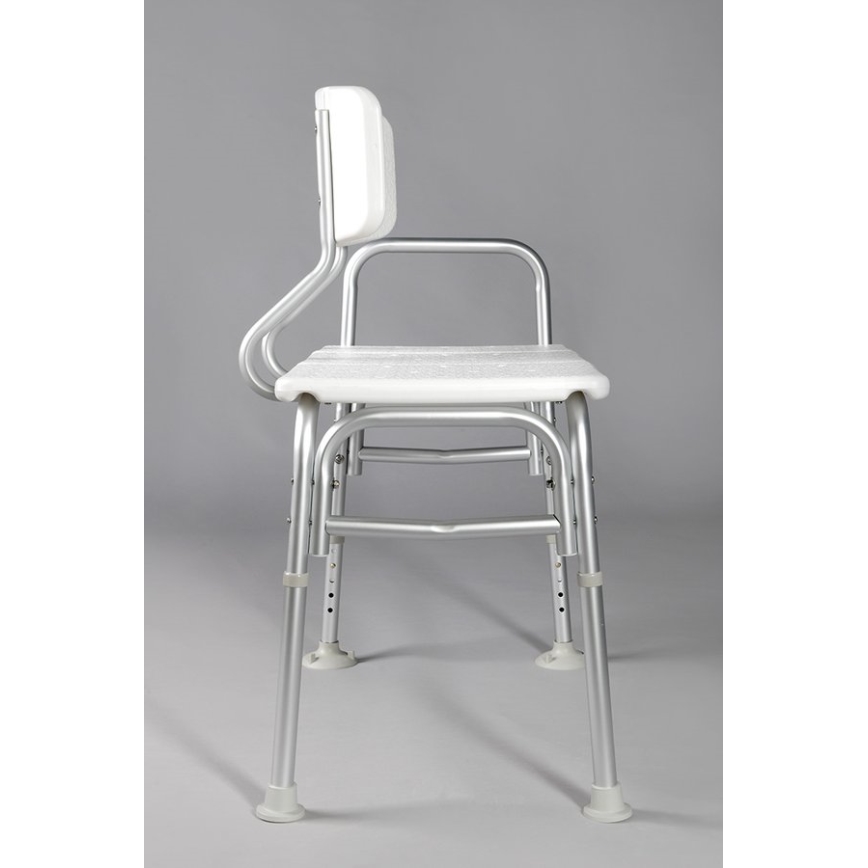 Ridder - Kahvallinen ammeistuin 70x63 cm valkoinen