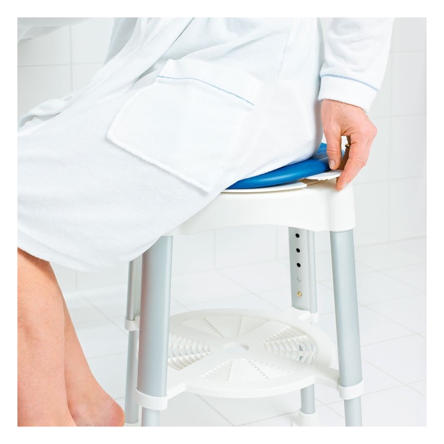 Ridder - Pyörivä jakkara 58 x 35,5 cm sininen/valkoinen