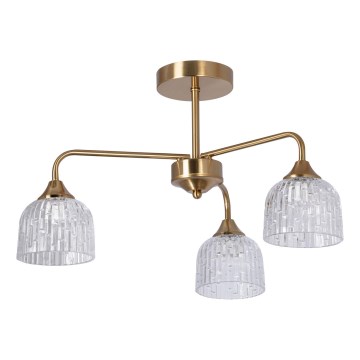 Riippukattokruunu 3xE14/60W/230V kulta