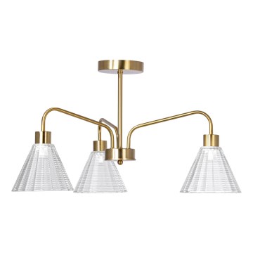 Riippukattokruunu 3xE27/60W/230V kulta