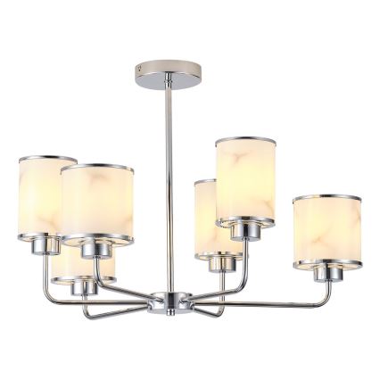 Riippukattokruunu 6xE27/60W/230V