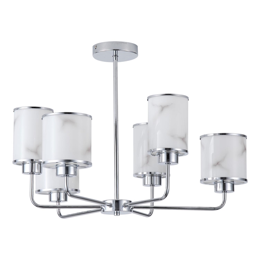 Riippukattokruunu 6xE27/60W/230V