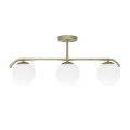Riippukattokruunu AMADEO 3xE14/40W/230V messinki