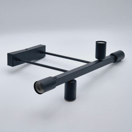 Riippukattokruunu ASTRID 4xE27/60W/230V musta