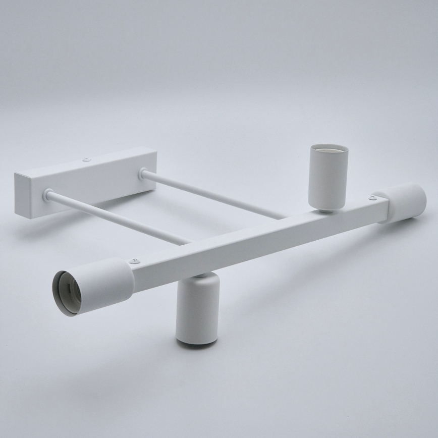 Riippukattokruunu ASTRID 4xE27/60W/230V valkoinen