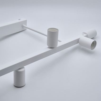 Riippukattokruunu ASTRID 6xE27/60W/230V valkoinen