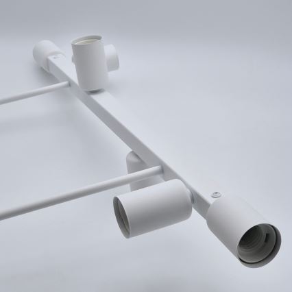 Riippukattokruunu ASTRID 6xE27/60W/230V valkoinen