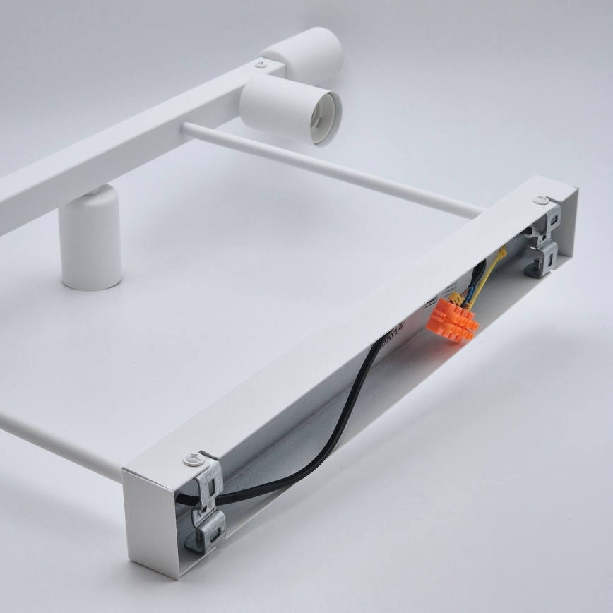 Riippukattokruunu ASTRID 6xE27/60W/230V valkoinen