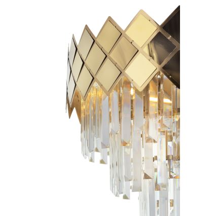 Riippukattokruunu CARISMA 9xE14/40W/230V kulta