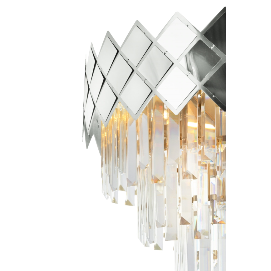 Riippukattokruunu CARISMA 9xE14/40W/230V mattakromi