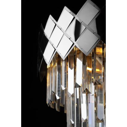 Riippukattokruunu CARISMA 9xE14/40W/230V mattakromi