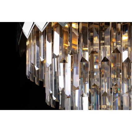 Riippukattokruunu CARISMA 9xE14/40W/230V mattakromi