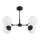 Riippukattokruunu FOTON 4xE14/10W/230V musta