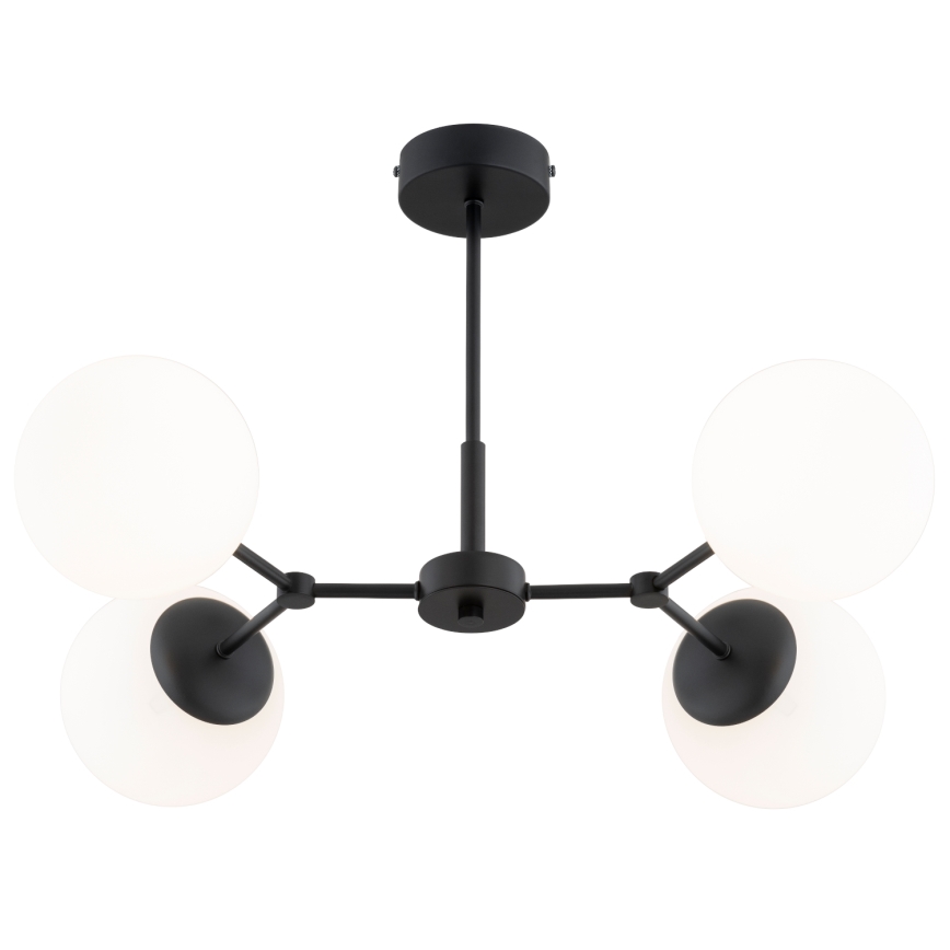 Riippukattokruunu FOTON 4xE14/10W/230V musta