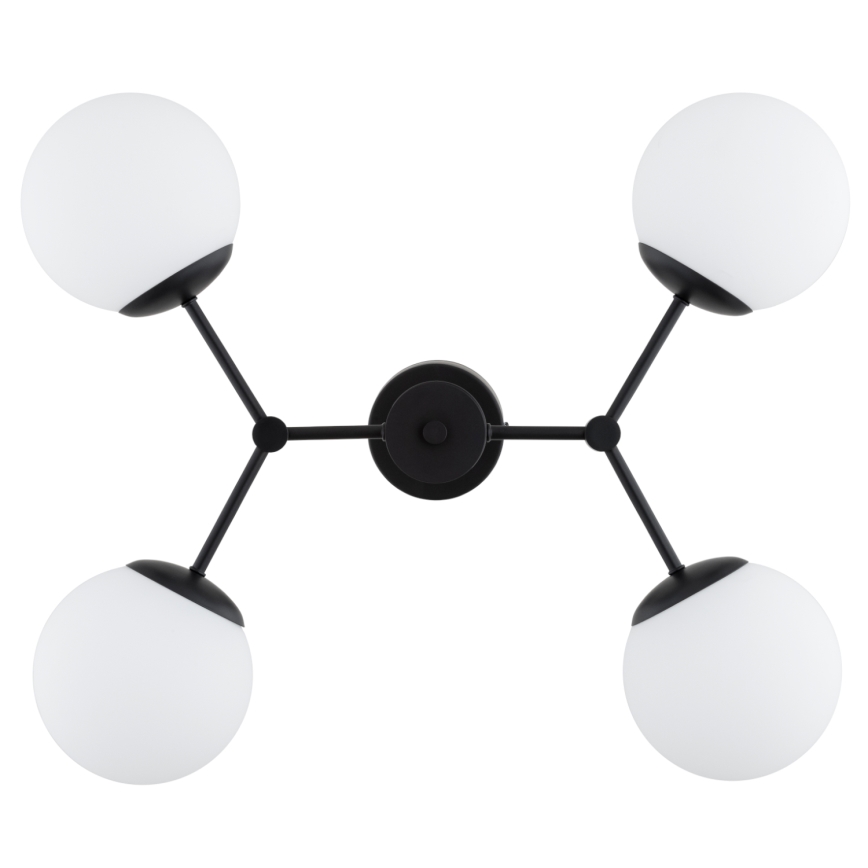 Riippukattokruunu FOTON 4xE14/10W/230V musta