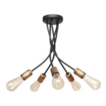 Riippukattokruunu HARVARD 5xE27/15W/230V