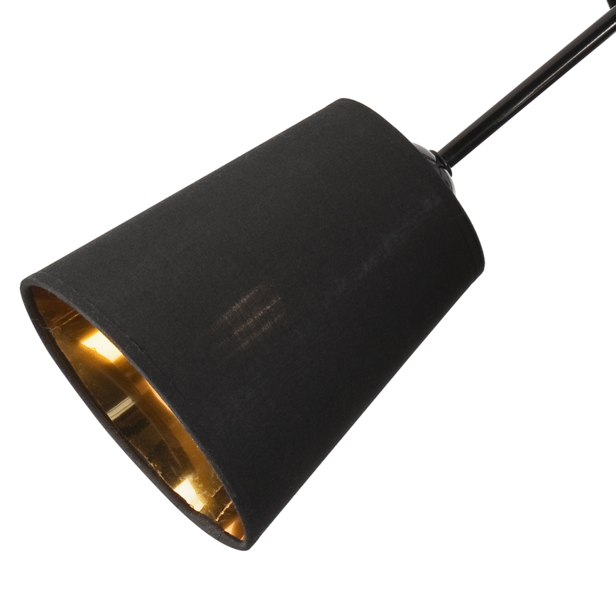 Riippukattokruunu IRMA 3xE27/15W/230V musta