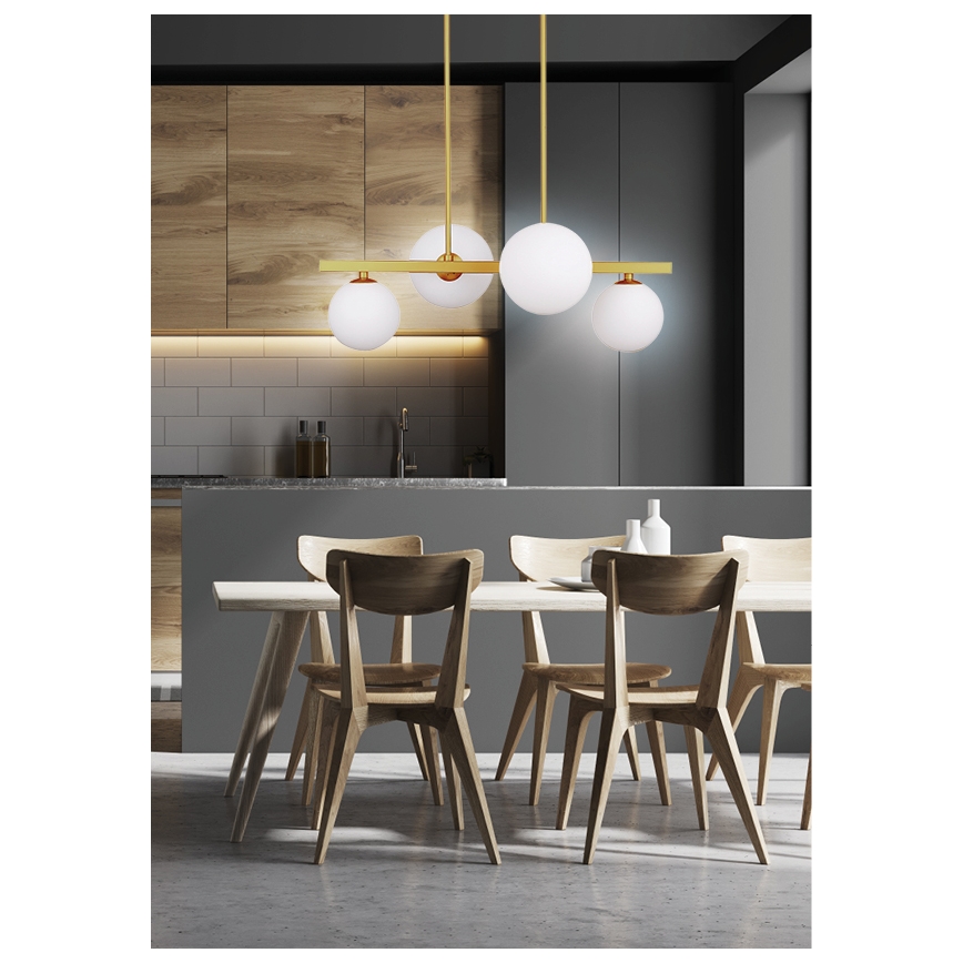 Riippukattokruunu KAMA 4xG9/28W/230V