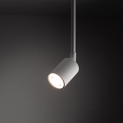 Riippukattokruunu 1-vaiheiselle kiskojärjestelmälle TOP 1xGU10/10W/230V valkoinen