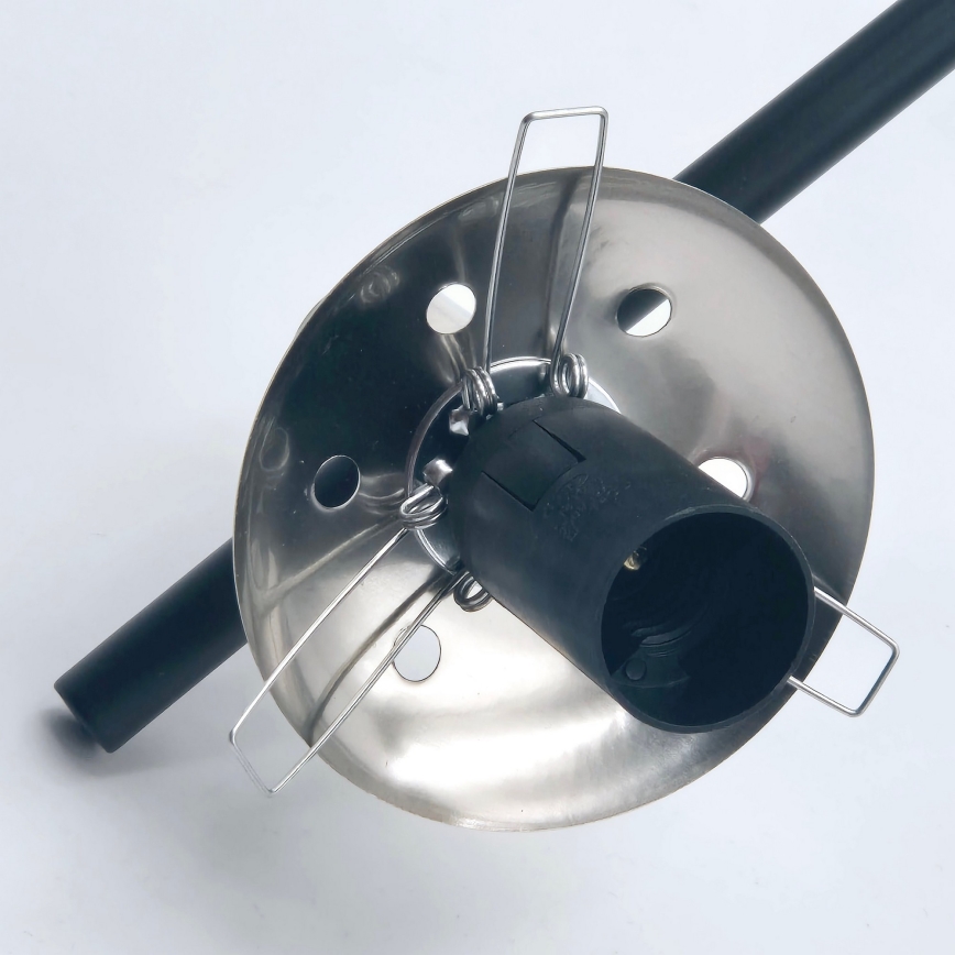 Riippukattokruunu LILOU 6xE14/5W/230V mattakromi/savuinen