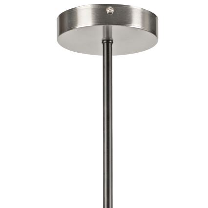 Riippukattokruunu LILOU 6xE14/5W/230V mattakromi/savuinen