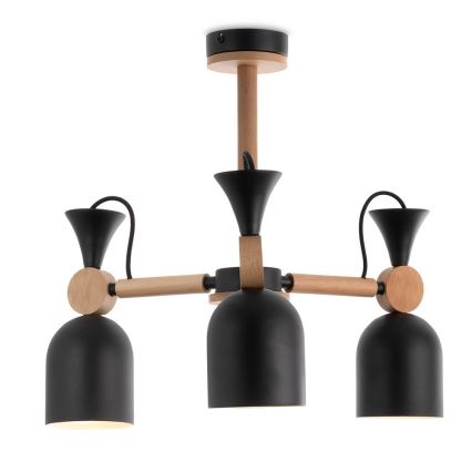 Riippukattokruunu MONTE 3xE27/60W/230V