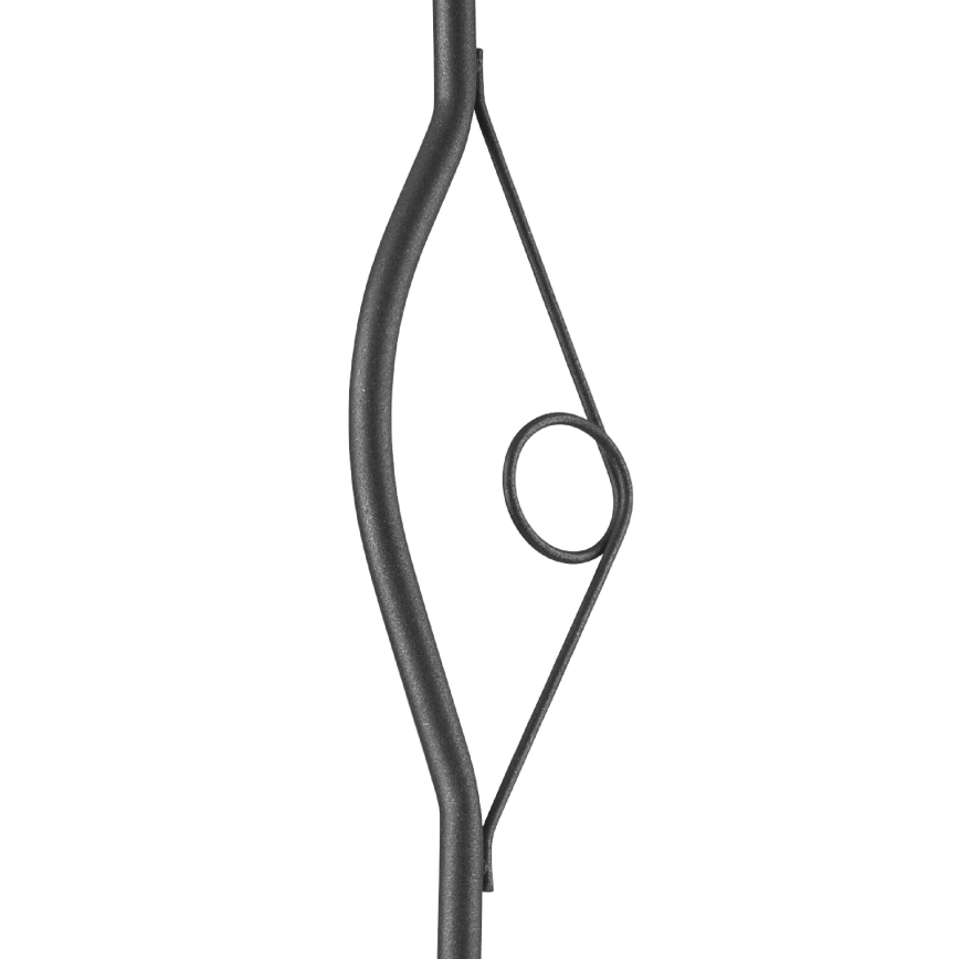 Riippukattokruunu RETRO 1xE27/60W/230V antrasiitti