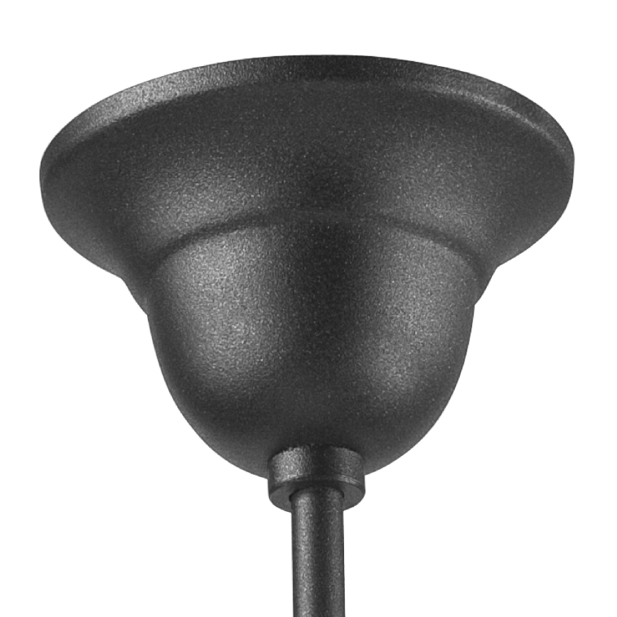 Riippukattokruunu RETRO 1xE27/60W/230V antrasiitti