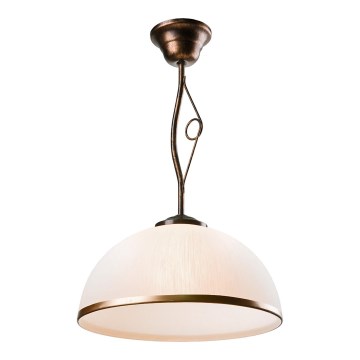 Riippukattokruunu RETRO 1xE27/60W/230V musta patina