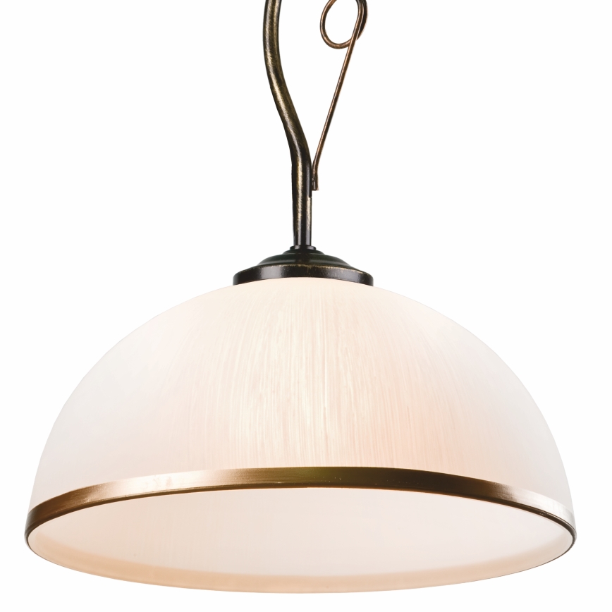 Riippukattokruunu RETRO 1xE27/60W/230V musta patina