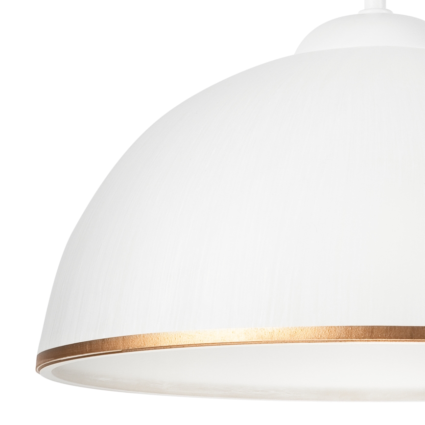 Riippukattokruunu RETRO II 1xE27/60W/230V valkoinen