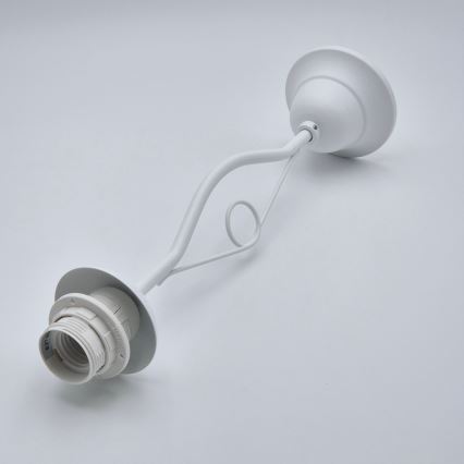 Riippukattokruunu RETRO II 1xE27/60W/230V valkoinen