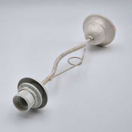 Riippukattokruunu RETRO II 1xE27/60W/230V valkoinen patina