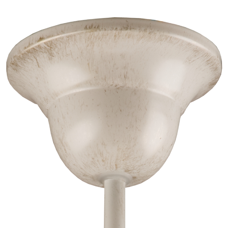 Riippukattokruunu RETRO II 1xE27/60W/230V valkoinen patina