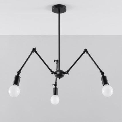 Riippukattokruunu STARK 3xE27/60W/230V