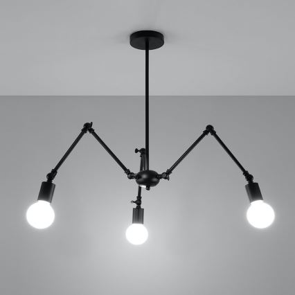 Riippukattokruunu STARK 3xE27/60W/230V