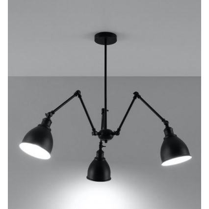 Riippukattokruunu STARK SHADE 3xE27/60W/230V