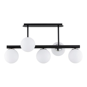 Riippukattokruunu TUKANE 5xE14/10W/230V musta