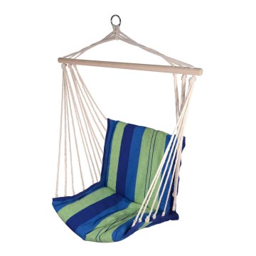 Riippumatto istumiseen sininen/vihreä