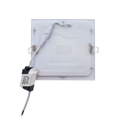 Riippuva LED-kattovalaisin SQUARE LED/12W/230V 6500K