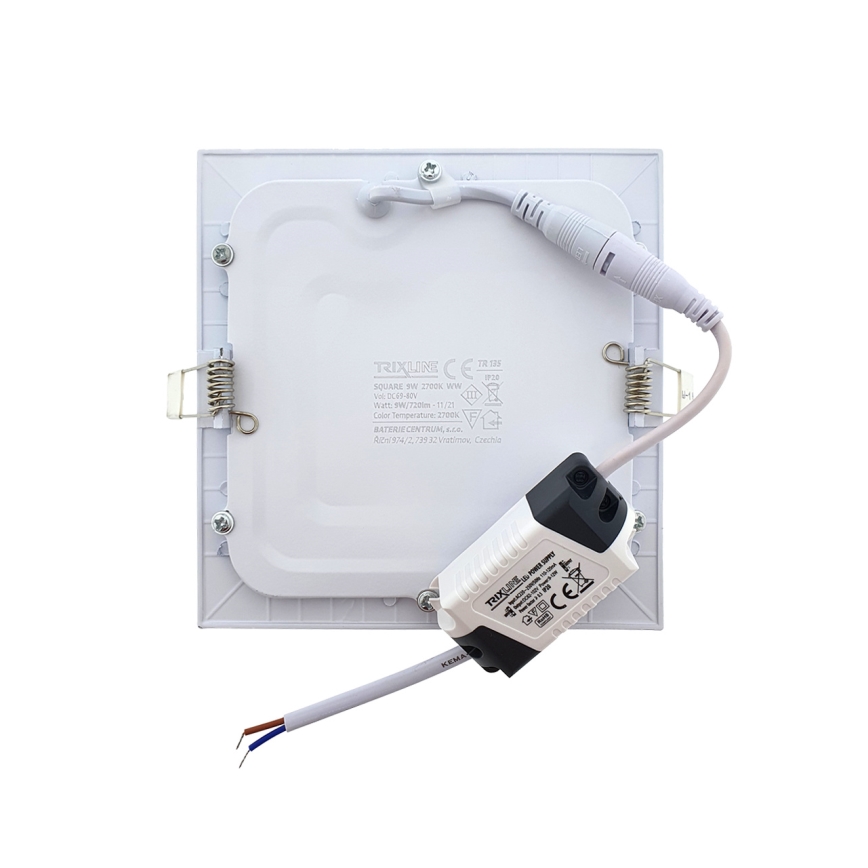 Riippuva LED-kattovalaisin SQUARE LED/9W/230V 2700K