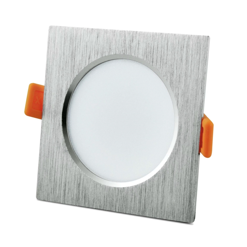 Riippuva LED-kattovalaisin VENUS LED/7W/230V hopea kulmikas